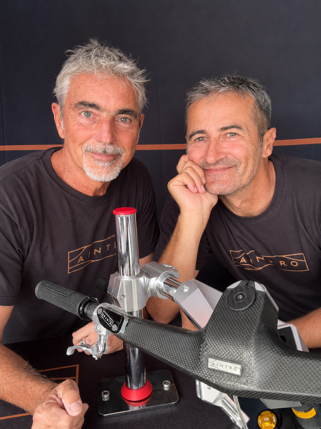 Andrea Orrù e Sergio Casu, fondatori Aintro, a Cagliari